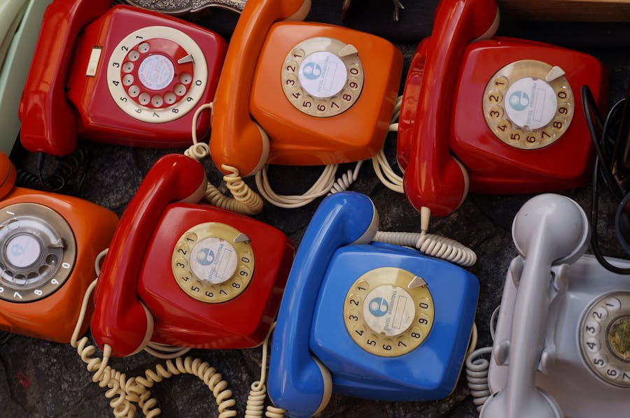 Old style desk phones